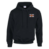 Sweat à capuche guernesey brodé coton mélangé durable