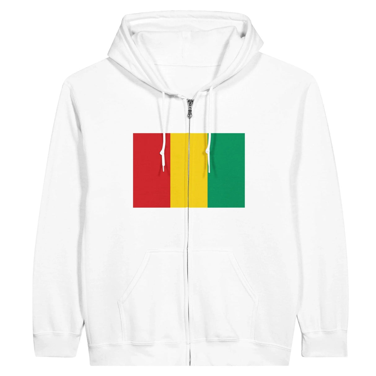 Sweat à capuche guinée coton mélangé broderie confort
