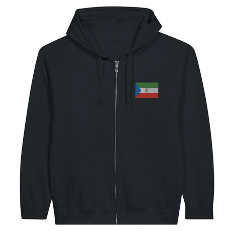 Sweat à capuche guinée équatoriale coton broderie couleur