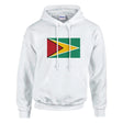 Sweat à capuche guyana coton mélangé broderie couleur