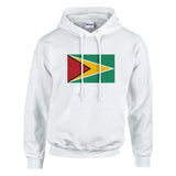 Sweat à capuche guyana coton mélangé broderie couleur