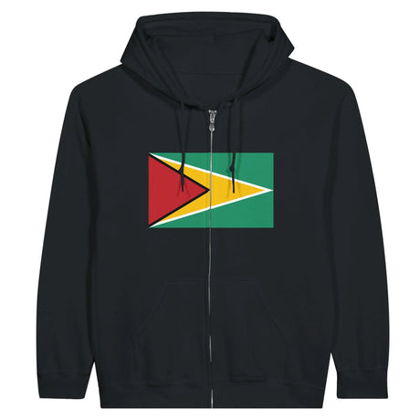 Sweat à capuche guyana coton mélangé fermeture éclair