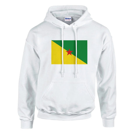 Sweat à capuche guyane coton mélangé broderie confortable
