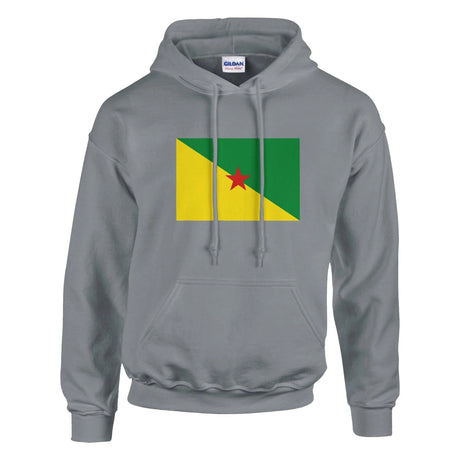 Sweat à capuche guyane coton mélangé broderie confortable