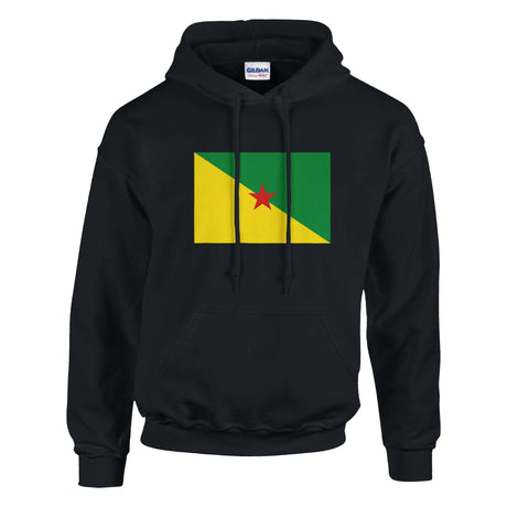 Sweat à capuche guyane coton mélangé broderie confortable