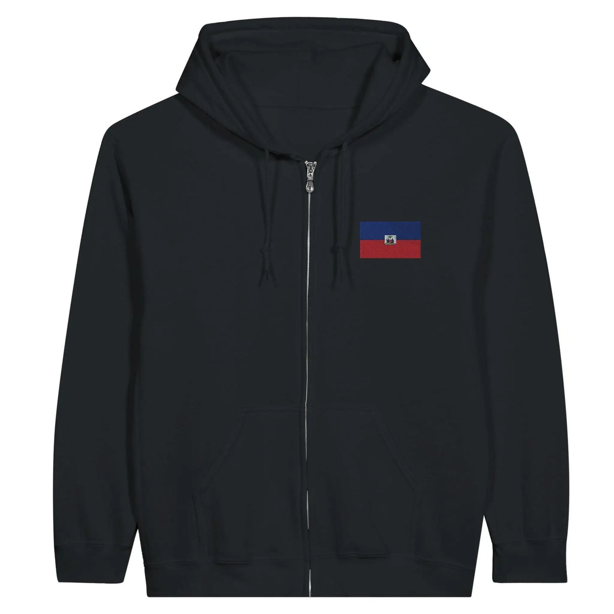 Sweat à capuche haïti coton mélangé broderie couleur