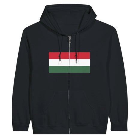 Sweat à capuche hongrie coton mélangé broderie confort optimal