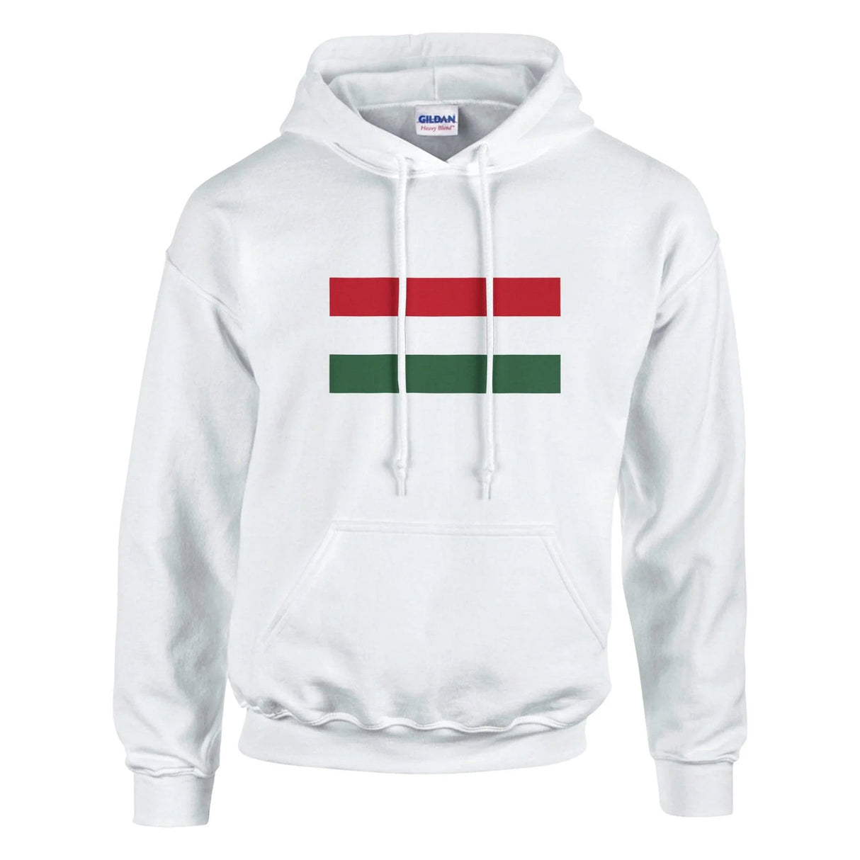 Sweat à capuche hongrie coton mélangé broderie couleur