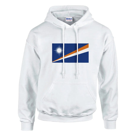 Sweat à capuche îles marshall coton mélangé brodé