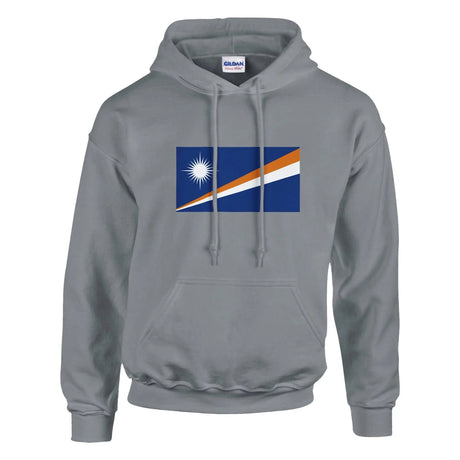 Sweat à capuche îles marshall coton mélangé brodé