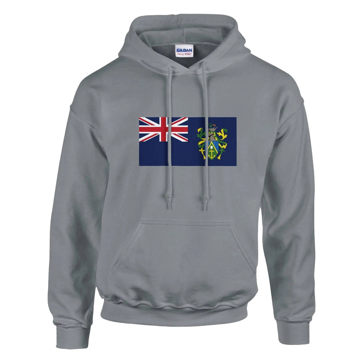 Sweat à capuche îles pitcairn coton mélangé brodé