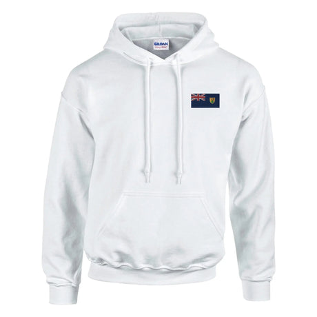Sweat à capuche îles turques-et-caïques broderie coton