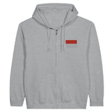 Sweat à capuche indonésie broderie couleur coton mélangé