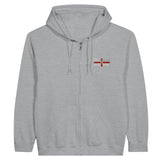 Sweat à capuche irlande du nord coton mélangé broderie