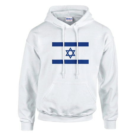 Sweat à capuche israël coton mélangé brodé confortable