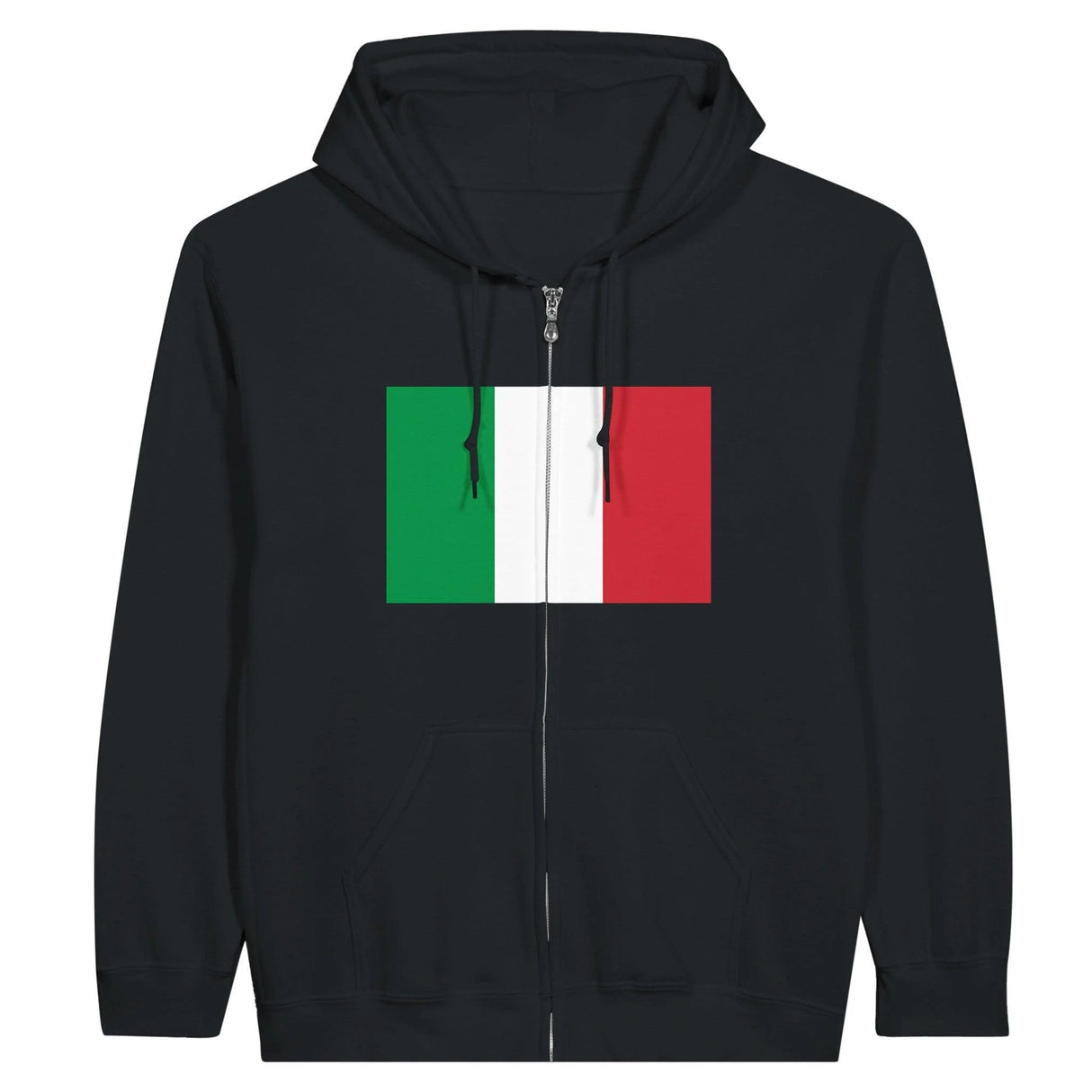 Sweat à capuche italie coton mélangé broderie confort optimal