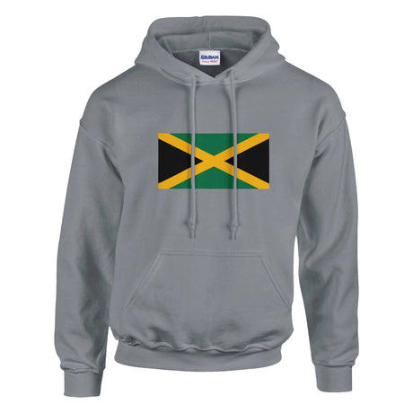 Sweat à capuche jamaïque coton mélangé couleurs brodées