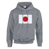 Sweat à capuche japon coton mélangé broderie confortable