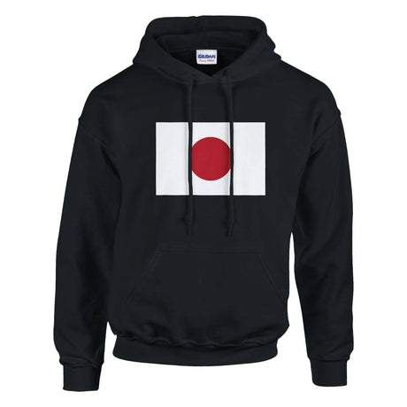 Sweat à capuche japon coton mélangé broderie confortable