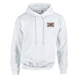 Sweat à capuche jersey coton mélangé broderie couleur