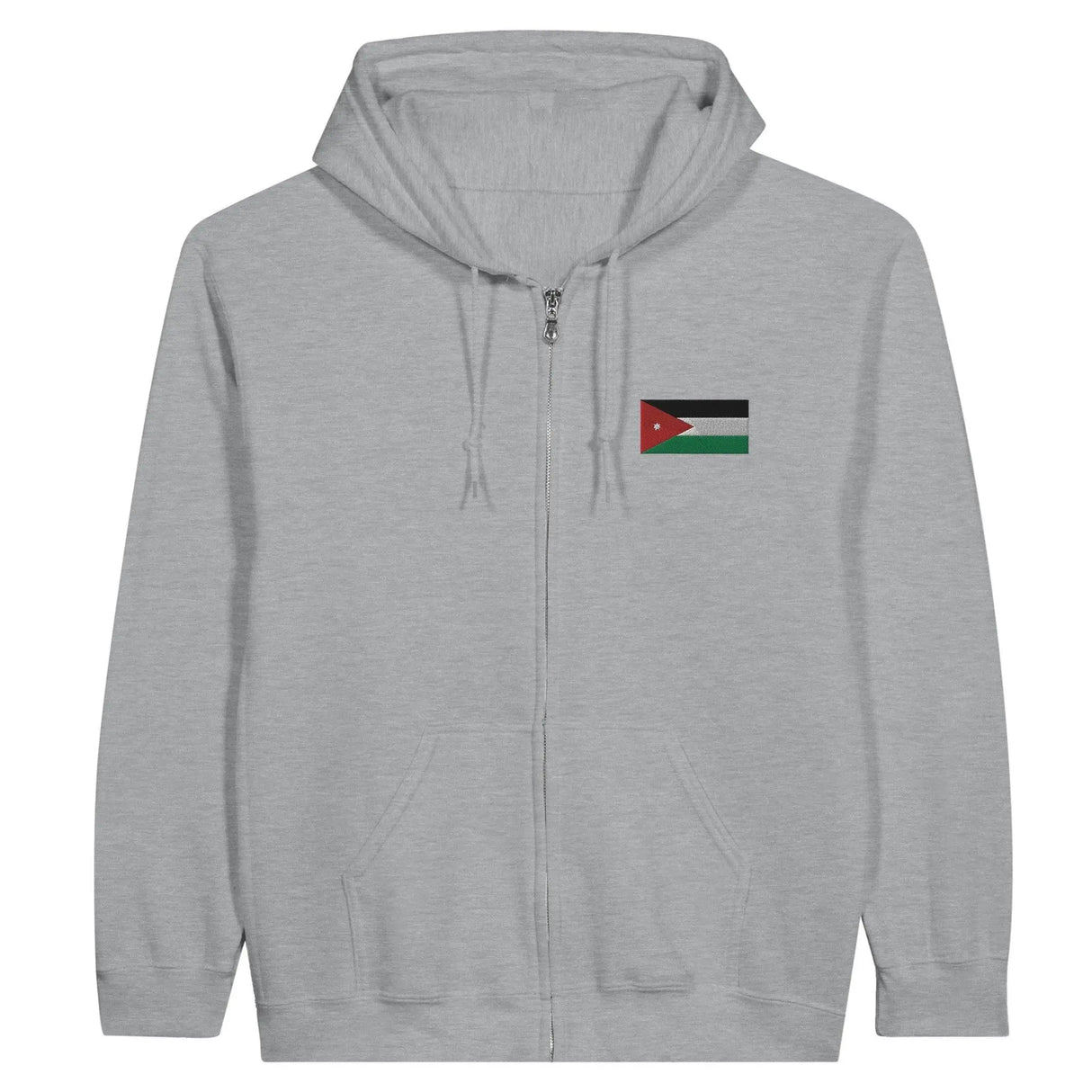 Sweat à capuche jordanie broderie couleur coton mélangé
