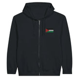 Sweat à capuche jordanie broderie couleur coton mélangé