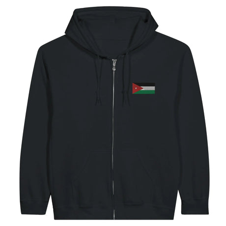 Sweat à capuche jordanie broderie couleur coton mélangé
