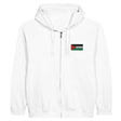 Sweat à capuche jordanie broderie couleur coton mélangé