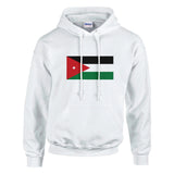 Sweat à capuche jordanie coton mélangé broderie couleur