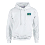 Sweat à capuche kazakhstan coton mélangé broderie couleur