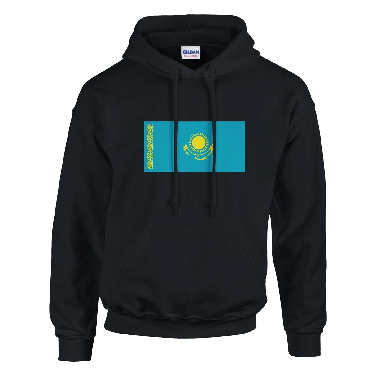 Sweat à capuche kazakhstan coton mélangé broderie couleur