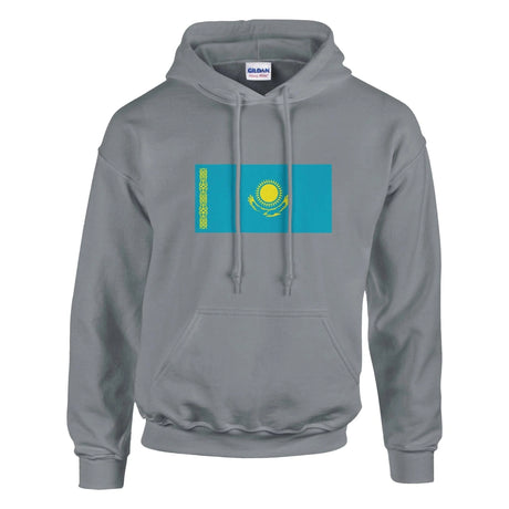 Sweat à capuche kazakhstan coton mélangé broderie couleur