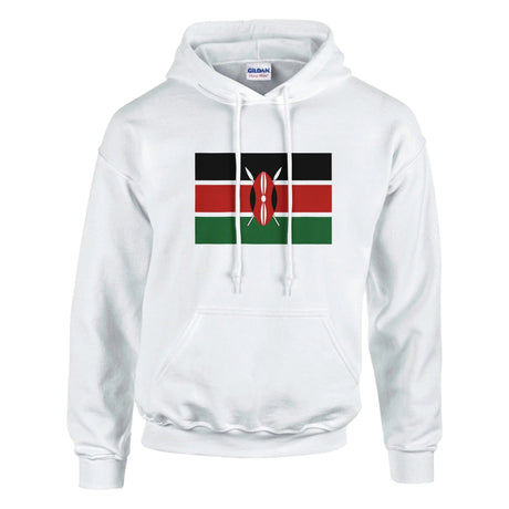 Sweat à capuche kenya coton mélangé broderie confortable