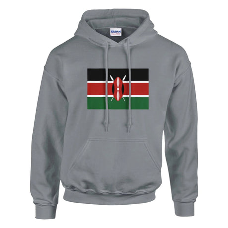 Sweat à capuche kenya coton mélangé broderie confortable