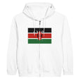 Sweat à capuche kenya coton mélangé fermeture éclair
