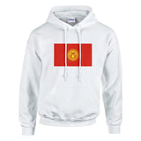 Sweat à capuche kirghizistan coton mélangé broderie