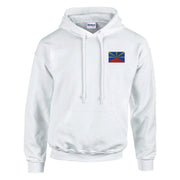 Sweat à capuche la réunion coton mélangé broderie