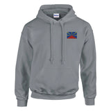 Sweat à capuche la réunion coton mélangé broderie