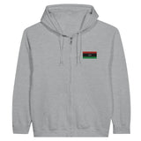 Sweat à capuche libye coton mélangé broderie couleur