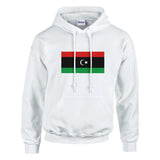 Sweat à capuche libye coton mélangé broderie couleur