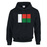 Sweat à capuche madagascar coton mélangé broderie
