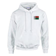 Sweat à capuche madagascar coton mélangé broderie couleur