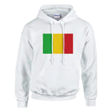 Sweat à capuche mali coton mélangé drapeau brodé