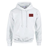 Sweat à capuche maroc coton mélangé broderie couleur