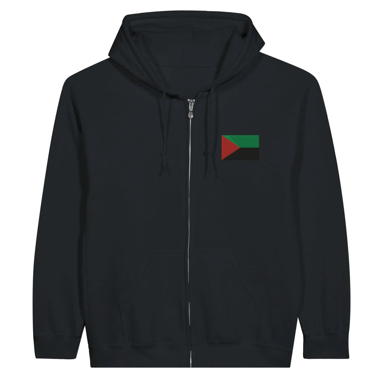 Sweat à capuche martinique broderie couleur coton mélangé