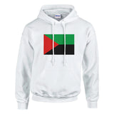Sweat à capuche martinique coton mélangé broderie