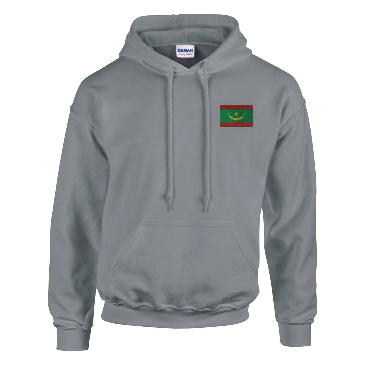 Sweat à capuche mauritanie brodé coton mélangé durable
