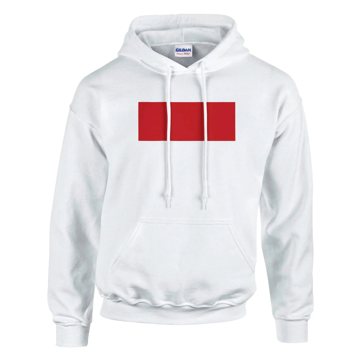 Sweat à capuche monaco coton mélangé broderie patriote