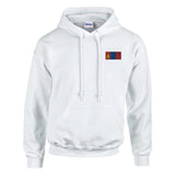 Sweat à capuche mongolie coton mélangé brodé durable