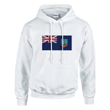 Sweat à capuche montserrat coton mélangé motif drapeau